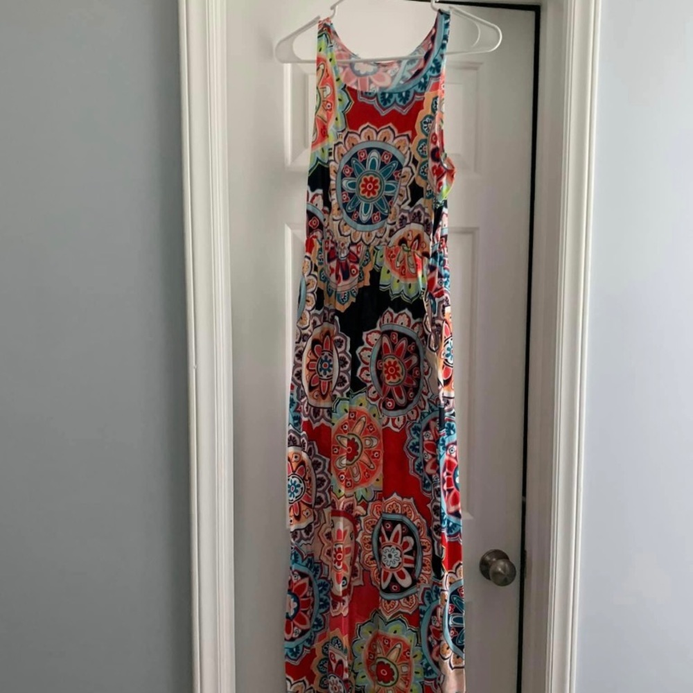 Multicolored Maxi Dress!